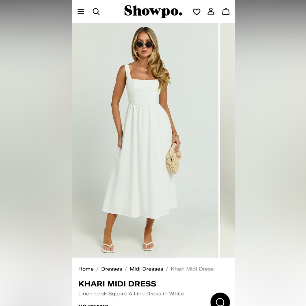 Showpo Elegant White Midi Dress